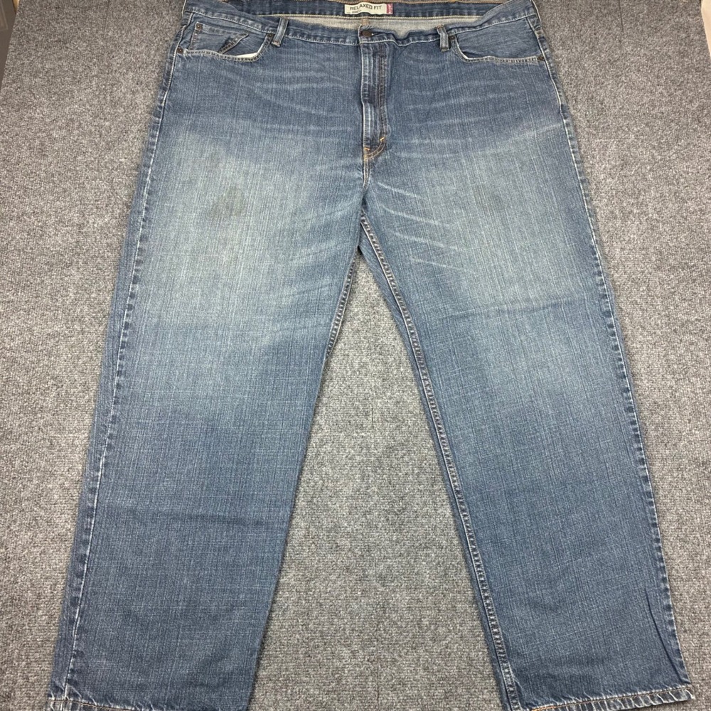 Levis 550 Relaxed Fit Mens Size 48x32 Blue Denim Jeans Medium Wash Cotton